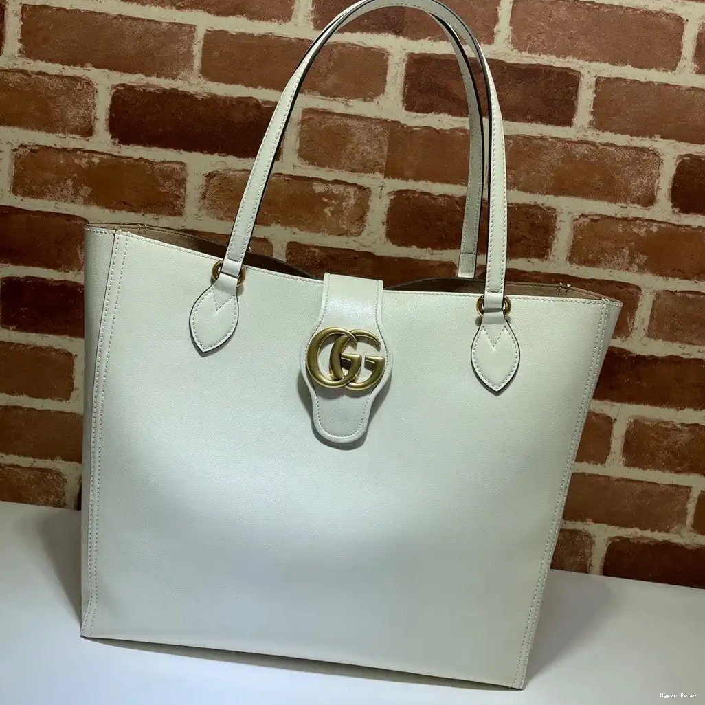 Hyperpeter Double Medium GUCCI tote with G 0621